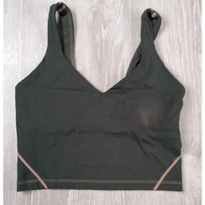 Lululemon Align Tank Special Edition Green 6 MISCOLORED Crop Bra